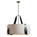 Hubbardton Forge - Four Light Pendant - Saratoga - Polished Nickel- Union Lighting Luminaires Decor