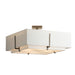 Hubbardton Forge - Four Light Semi-Flush Mount - Exos - Dark Smoke- Union Lighting Luminaires Decor