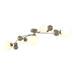 Hubbardton Forge - Five Light Semi-Flush Mount - Sprig - Soft Gold- Union Lighting Luminaires Decor