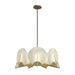Hubbardton Forge - Seven Light Pendant - Callisto - Modern Brass- Union Lighting Luminaires Decor