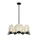 Hubbardton Forge - Seven Light Pendant - Callisto - Ink- Union Lighting Luminaires Decor