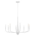 Kichler Canada - Eight Light Chandelier - Deela - White- Union Lighting Luminaires Decor