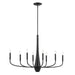 Kichler Canada - Eight Light Chandelier - Deela - Black- Union Lighting Luminaires Decor
