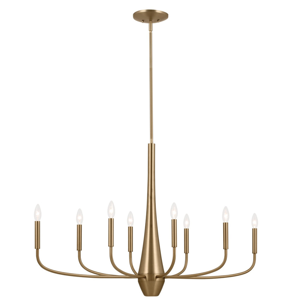Kichler Canada - Eight Light Chandelier - Deela - Champagne Bronze- Union Lighting Luminaires Decor