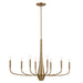 Kichler Canada - Eight Light Chandelier - Deela - Champagne Bronze- Union Lighting Luminaires Decor