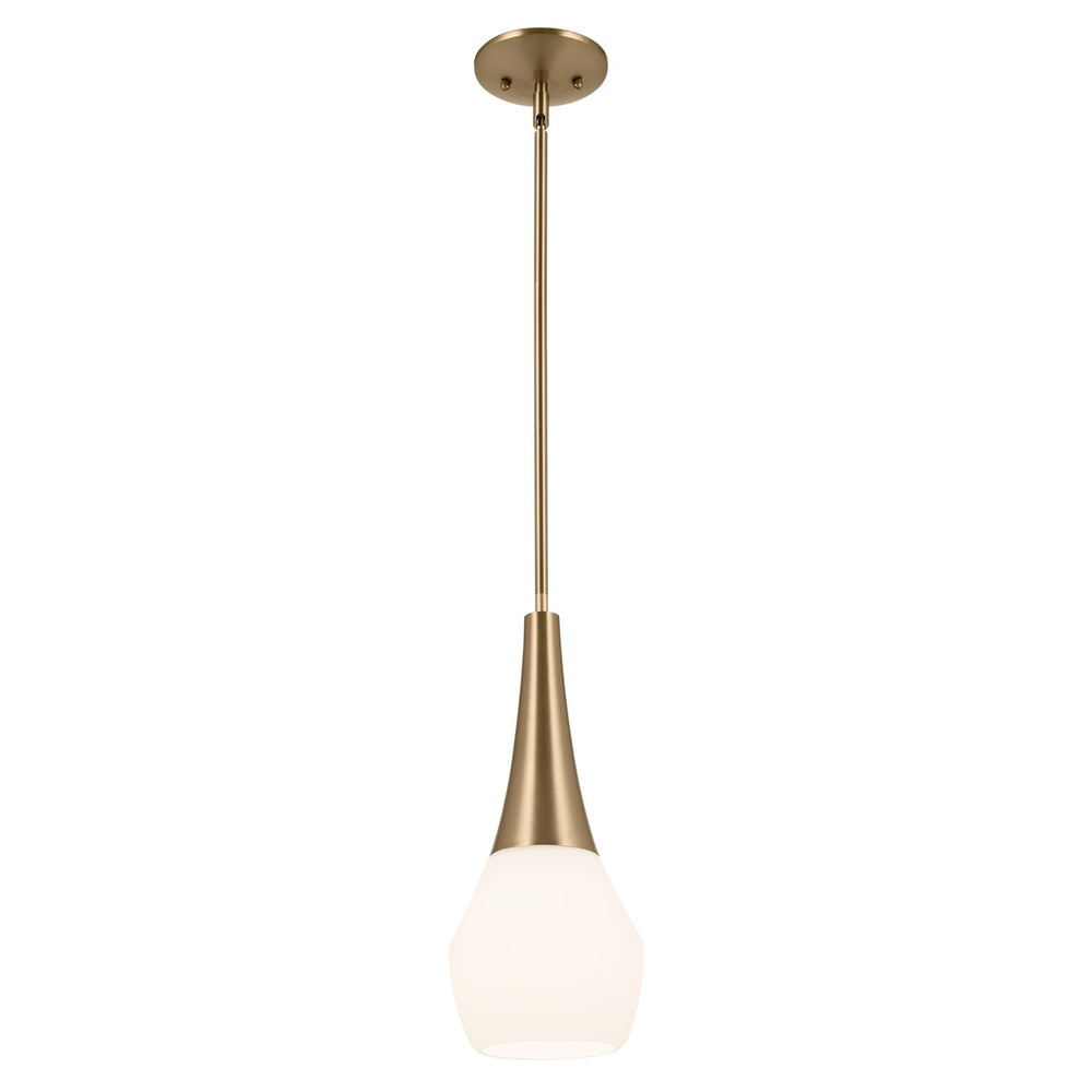 Kichler Canada - One Light Pendant - Deela - Champagne Bronze- Union Lighting Luminaires Decor