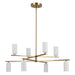 Kichler Canada - LED Chandelier - Gala - Champagne Bronze- Union Lighting Luminaires Decor
