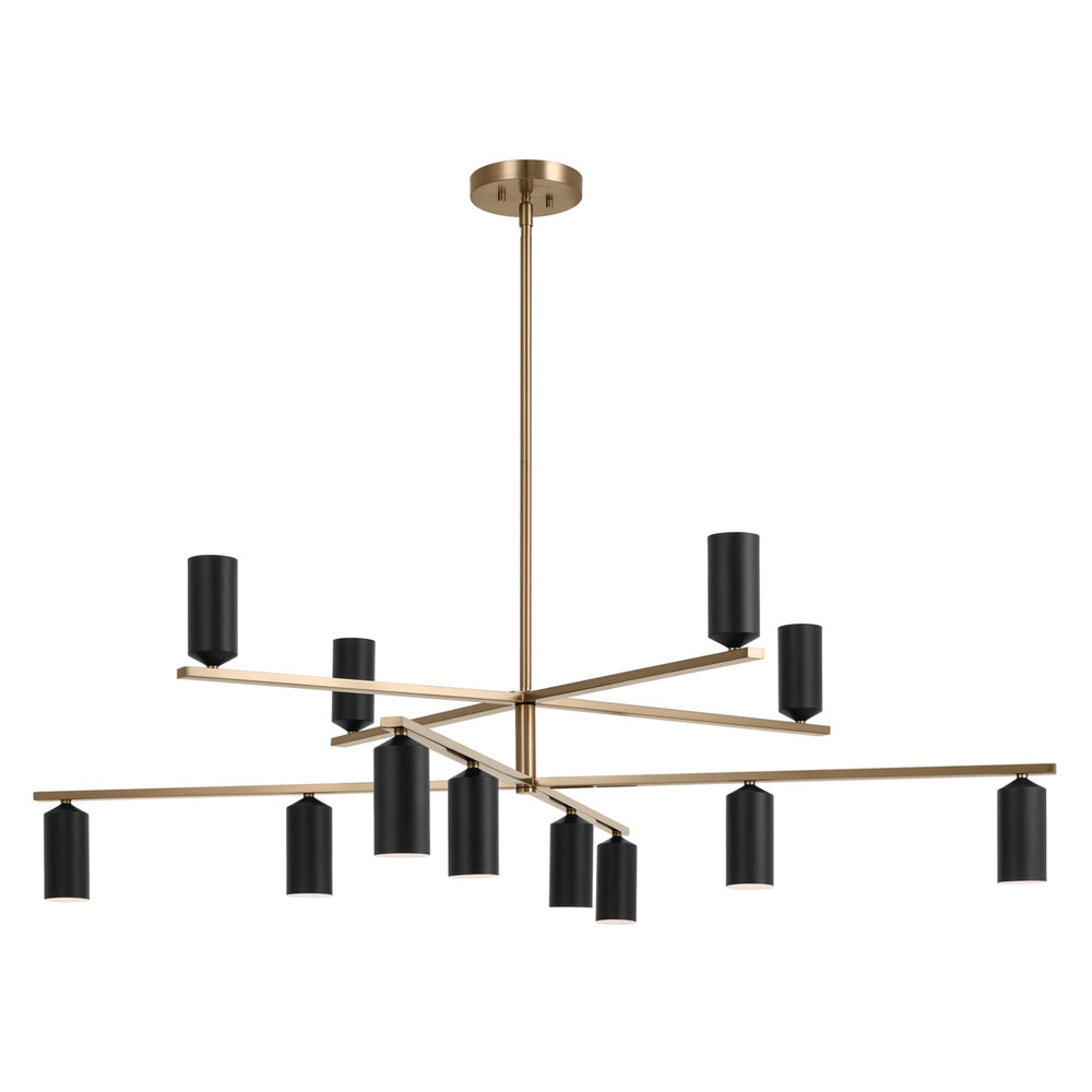 Kichler Canada - LED Chandelier - Gala - Champagne Bronze- Union Lighting Luminaires Decor