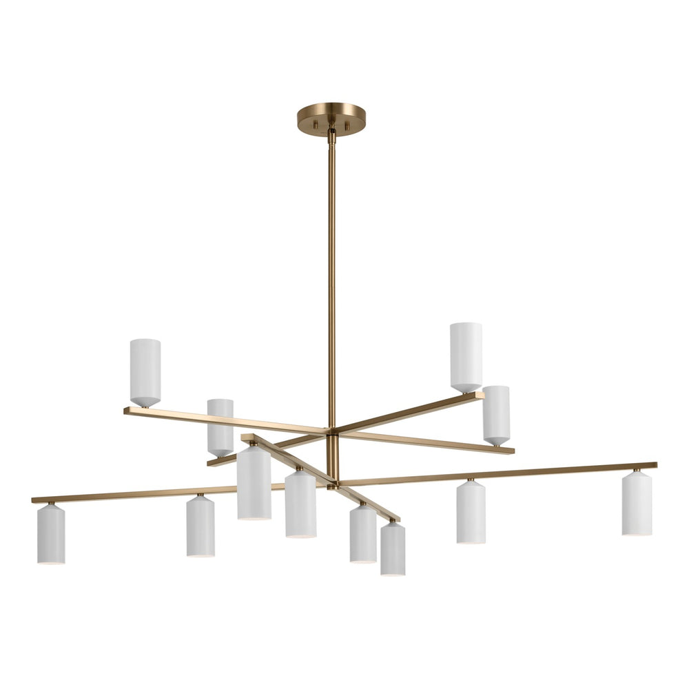 Kichler Canada - LED Chandelier - Gala - Champagne Bronze- Union Lighting Luminaires Decor