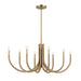 Kichler Canada - Eight Light Chandelier - Odensa - Champagne Bronze- Union Lighting Luminaires Decor