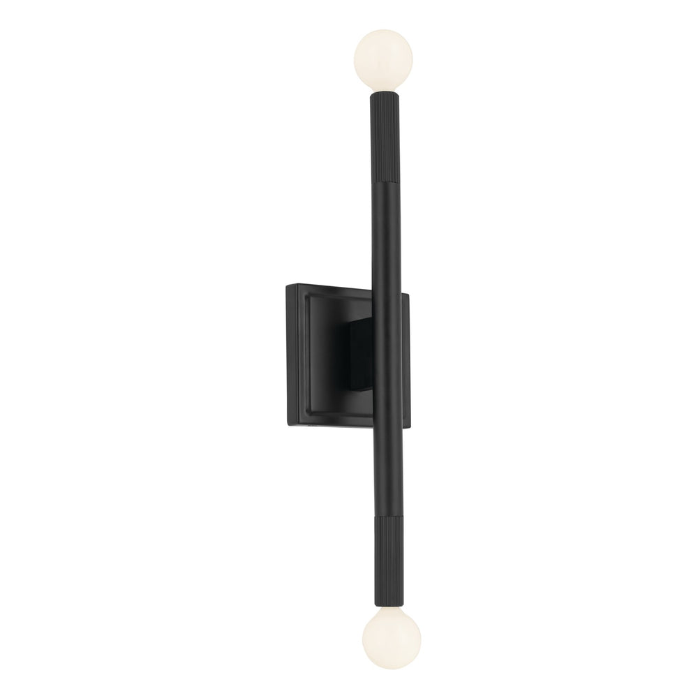 Kichler Canada - Two Light Wall Sconce - Odensa - Black- Union Lighting Luminaires Decor