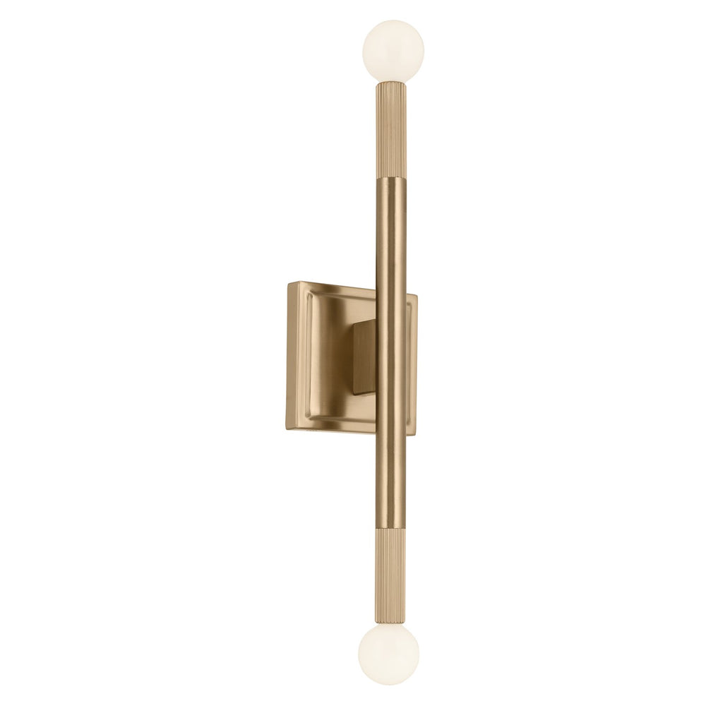 Kichler Canada - Two Light Wall Sconce - Odensa - Champagne Bronze- Union Lighting Luminaires Decor