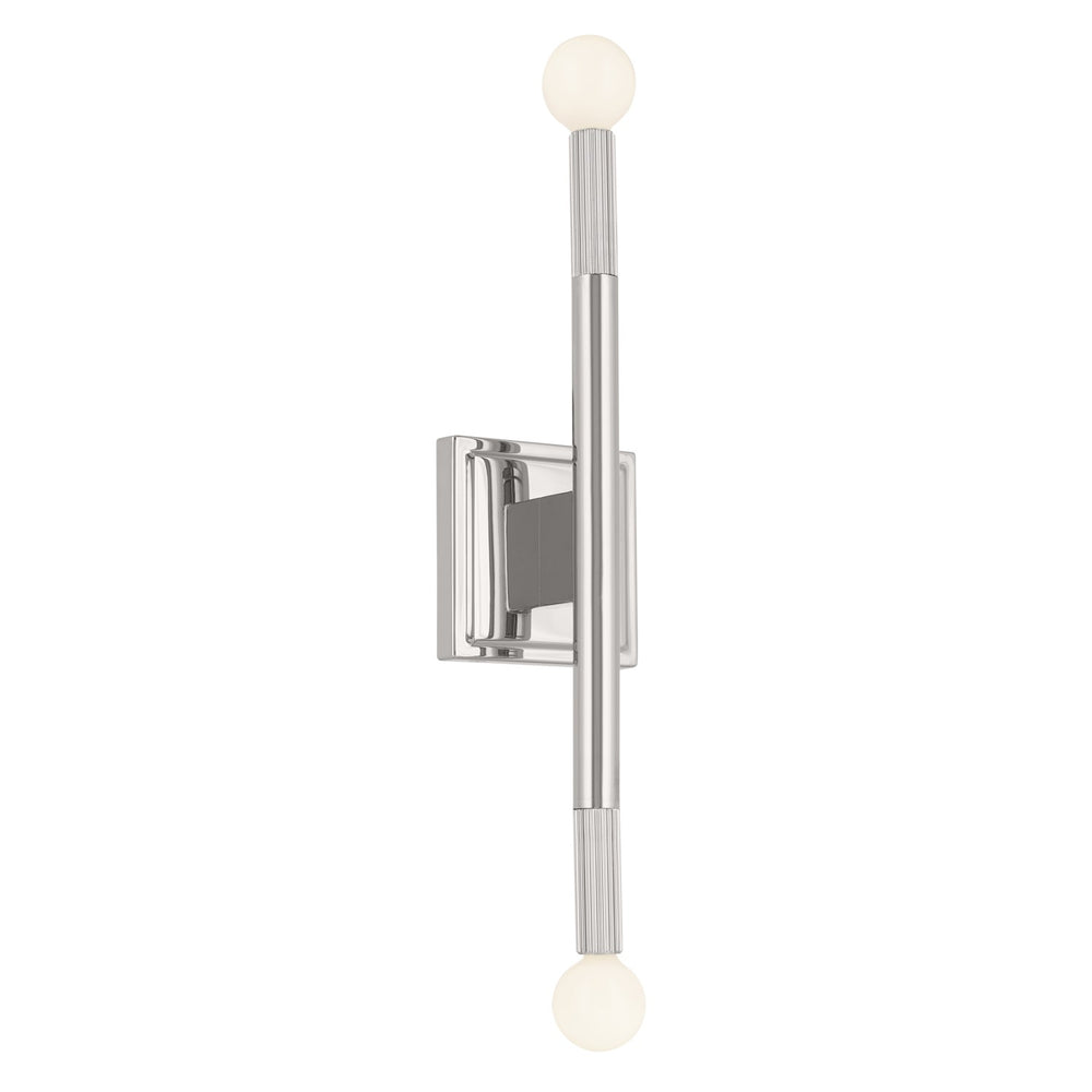 Kichler Canada - Two Light Wall Sconce - Odensa - Polished Nickel- Union Lighting Luminaires Decor