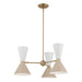 Kichler Canada - Six Light Chandelier - Phix - Champagne Bronze- Union Lighting Luminaires Decor