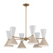 Kichler Canada - 12 Light Chandelier - Phix - Champagne Bronze- Union Lighting Luminaires Decor
