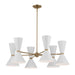 Kichler Canada - 12 Light Chandelier - Phix - Champagne Bronze- Union Lighting Luminaires Decor