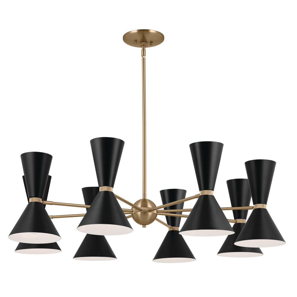Kichler Canada - 16 Light Chandelier - Phix - Champagne Bronze- Union Lighting Luminaires Decor