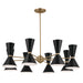 Kichler Canada - 16 Light Chandelier - Phix - Champagne Bronze- Union Lighting Luminaires Decor