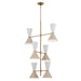 Kichler Canada - 12 Light Foyer Chandelier - Phix - Champagne Bronze- Union Lighting Luminaires Decor