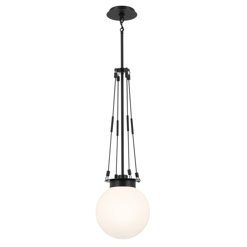Kichler Canada - One Light Pendant - Albers - Black- Union Lighting Luminaires Decor