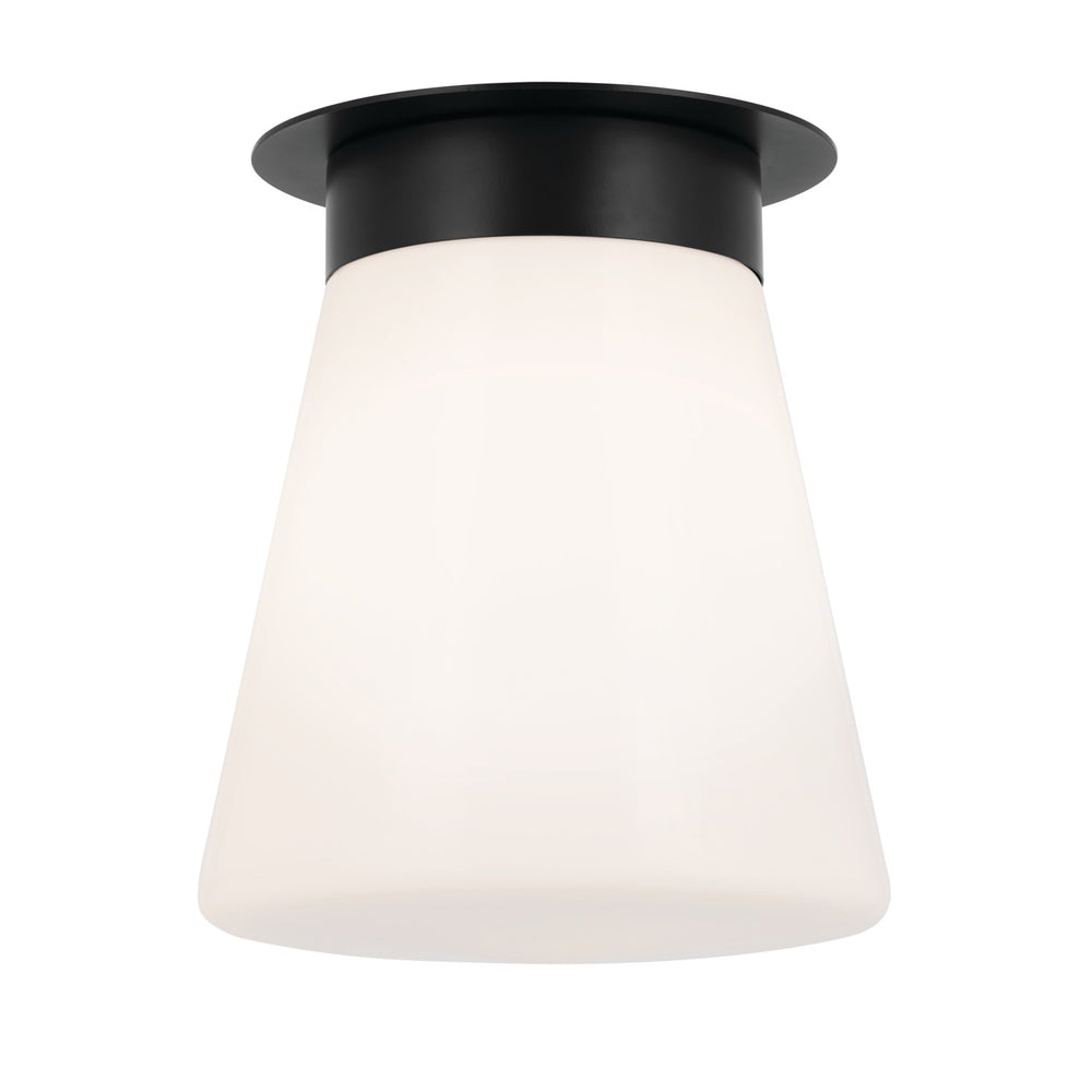 Kichler Canada - One Light Flush Mount - Albers - Black- Union Lighting Luminaires Decor