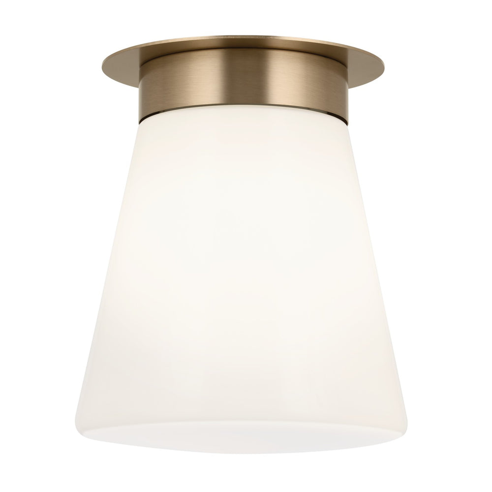 Kichler Canada - One Light Flush Mount - Albers - Champagne Bronze- Union Lighting Luminaires Decor