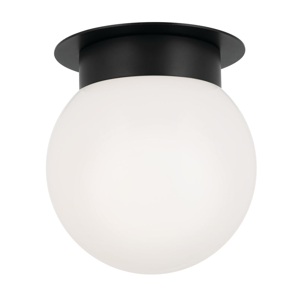 Kichler Canada - One Light Flush Mount - Albers - Black- Union Lighting Luminaires Decor