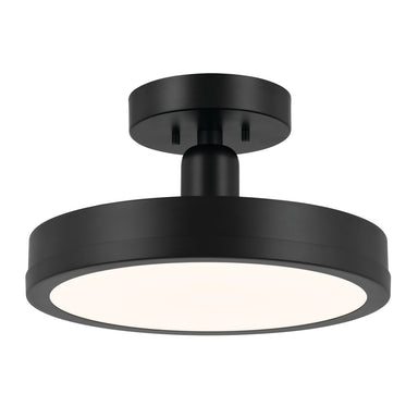 Kichler Canada - LED Semi Flush Mount - Riu - Black- Union Lighting Luminaires Decor