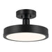 Kichler Canada - LED Semi Flush Mount - Riu - Black- Union Lighting Luminaires Decor