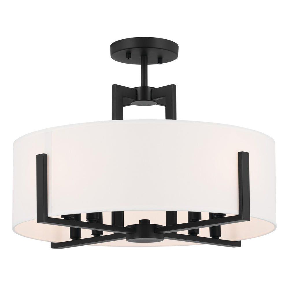Kichler Canada - Eight Light Pendant/Semi Flush - Malen - Black- Union Lighting Luminaires Decor