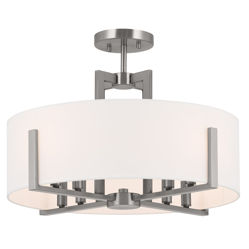 Kichler Canada - Eight Light Pendant/Semi Flush - Malen - Classic Pewter- Union Lighting Luminaires Decor