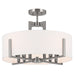 Kichler Canada - Eight Light Pendant/Semi Flush - Malen - Classic Pewter- Union Lighting Luminaires Decor