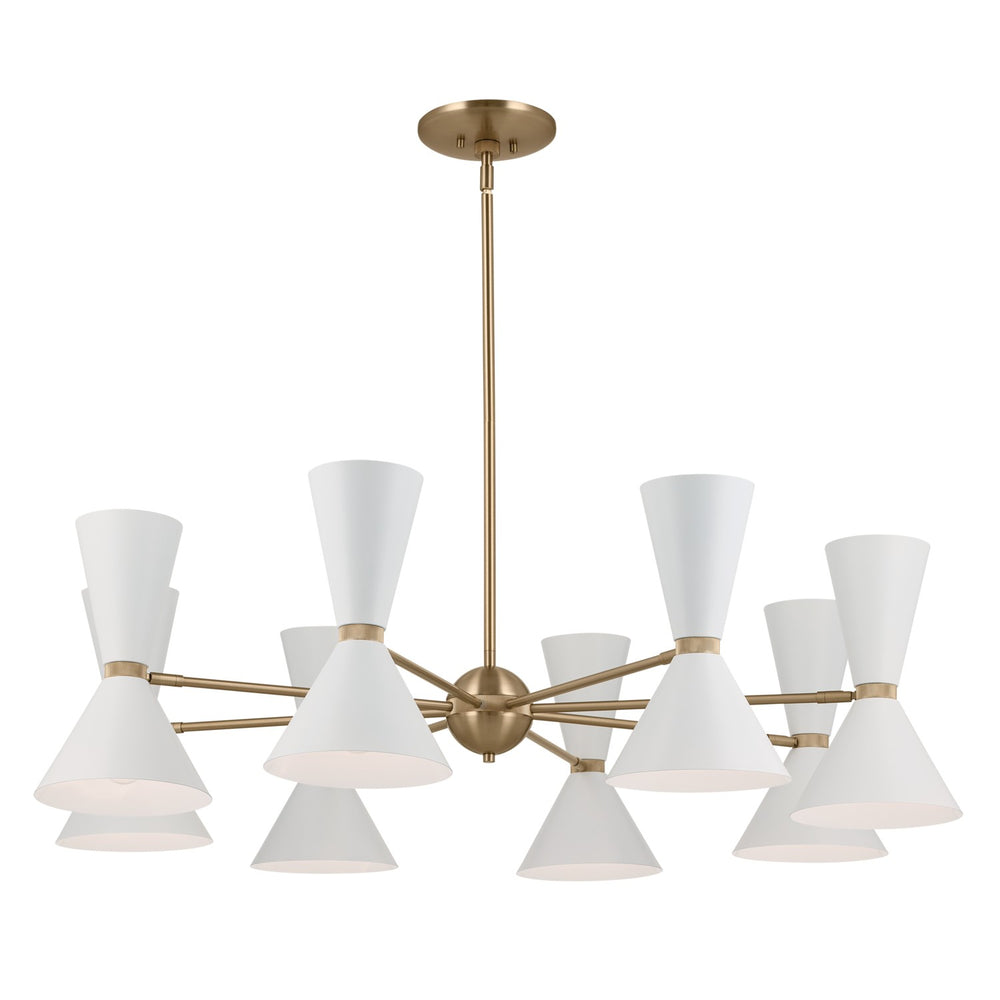 Kichler Canada - 16 Light Chandelier - Phix - Champagne Bronze- Union Lighting Luminaires Decor