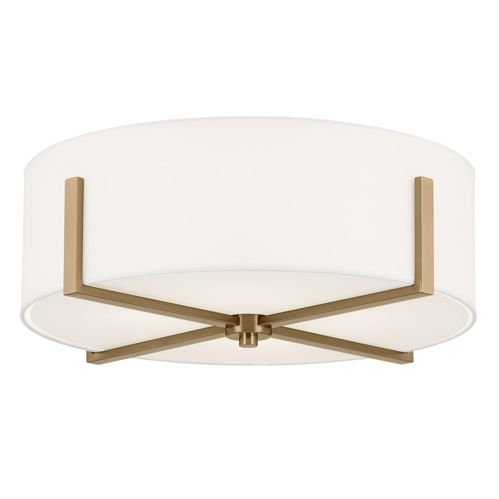 Kichler Canada - Four Light Flush Mount - Malen - Champagne Bronze- Union Lighting Luminaires Decor