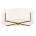 Kichler Canada - Four Light Flush Mount - Malen - Champagne Bronze- Union Lighting Luminaires Decor