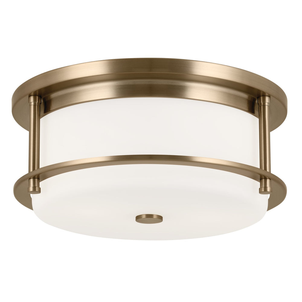 Kichler Canada - Two Light Flush Mount - Brit - Champagne Bronze- Union Lighting Luminaires Decor
