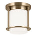 Kichler Canada - One Light Flush Mount - Brit - Champagne Bronze- Union Lighting Luminaires Decor