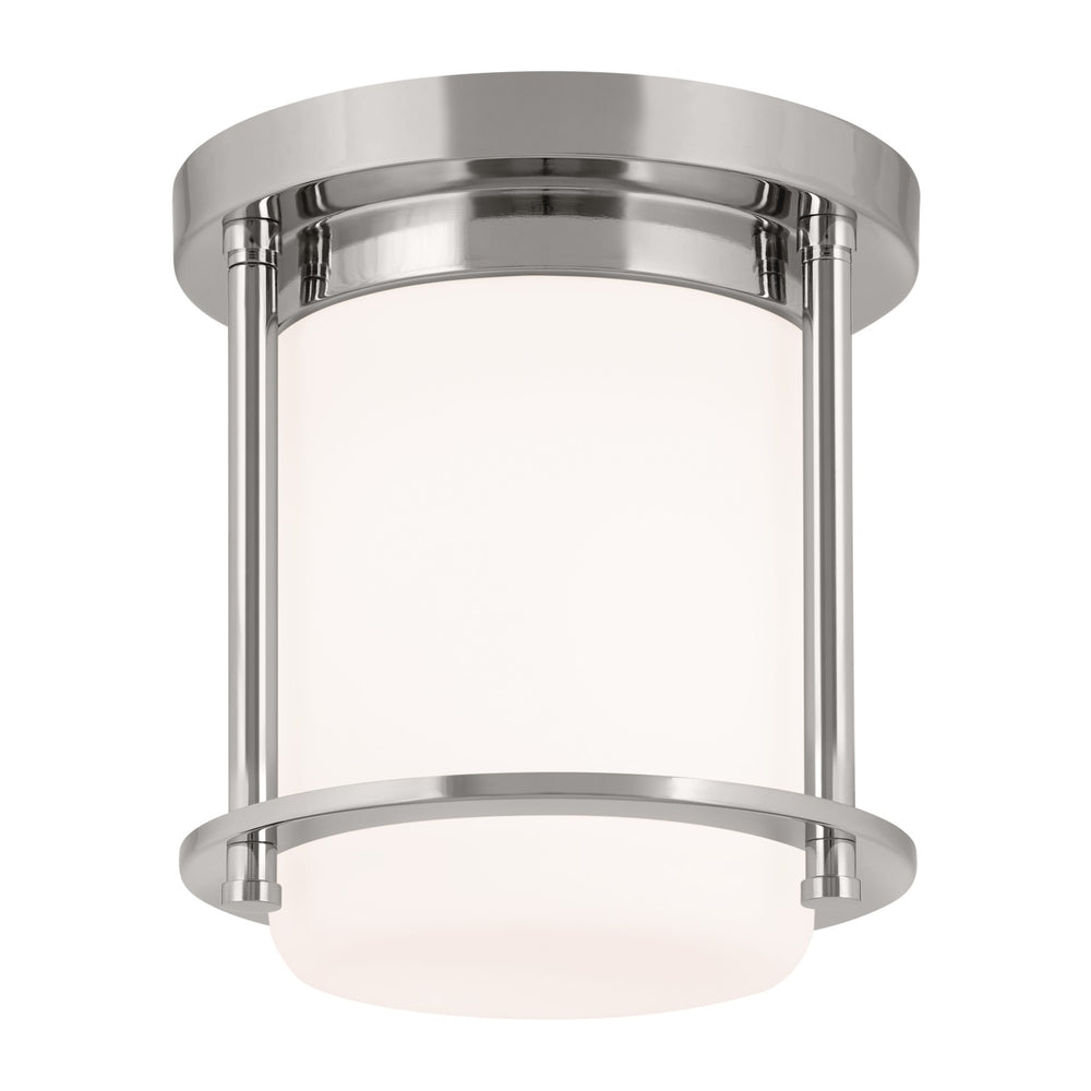 Kichler Canada - One Light Flush Mount - Brit - Polished Nickel- Union Lighting Luminaires Decor