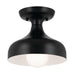 Kichler Canada - One Light Semi Flush Mount - Sisu - Black- Union Lighting Luminaires Decor
