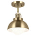 Kichler Canada - One Light Wall/Semi Flush/Pendant - Niva - Champagne Bronze- Union Lighting Luminaires Decor