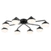 Kichler Canada - LED Semi Flush Mount - Remy - Black- Union Lighting Luminaires Decor