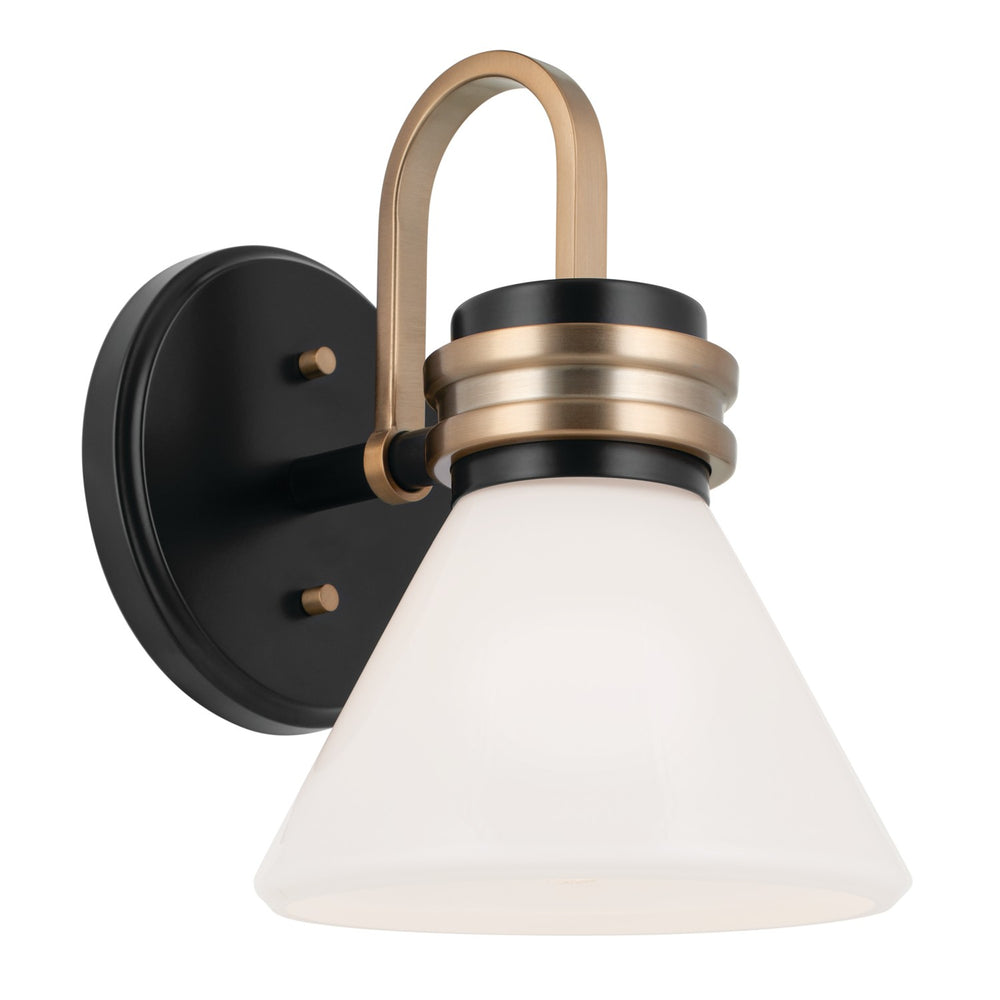 Kichler Canada - One Light Wall Sconce - Farum - Black- Union Lighting Luminaires Decor