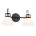 Kichler Canada - Two Light Bath - Farum - Black- Union Lighting Luminaires Decor