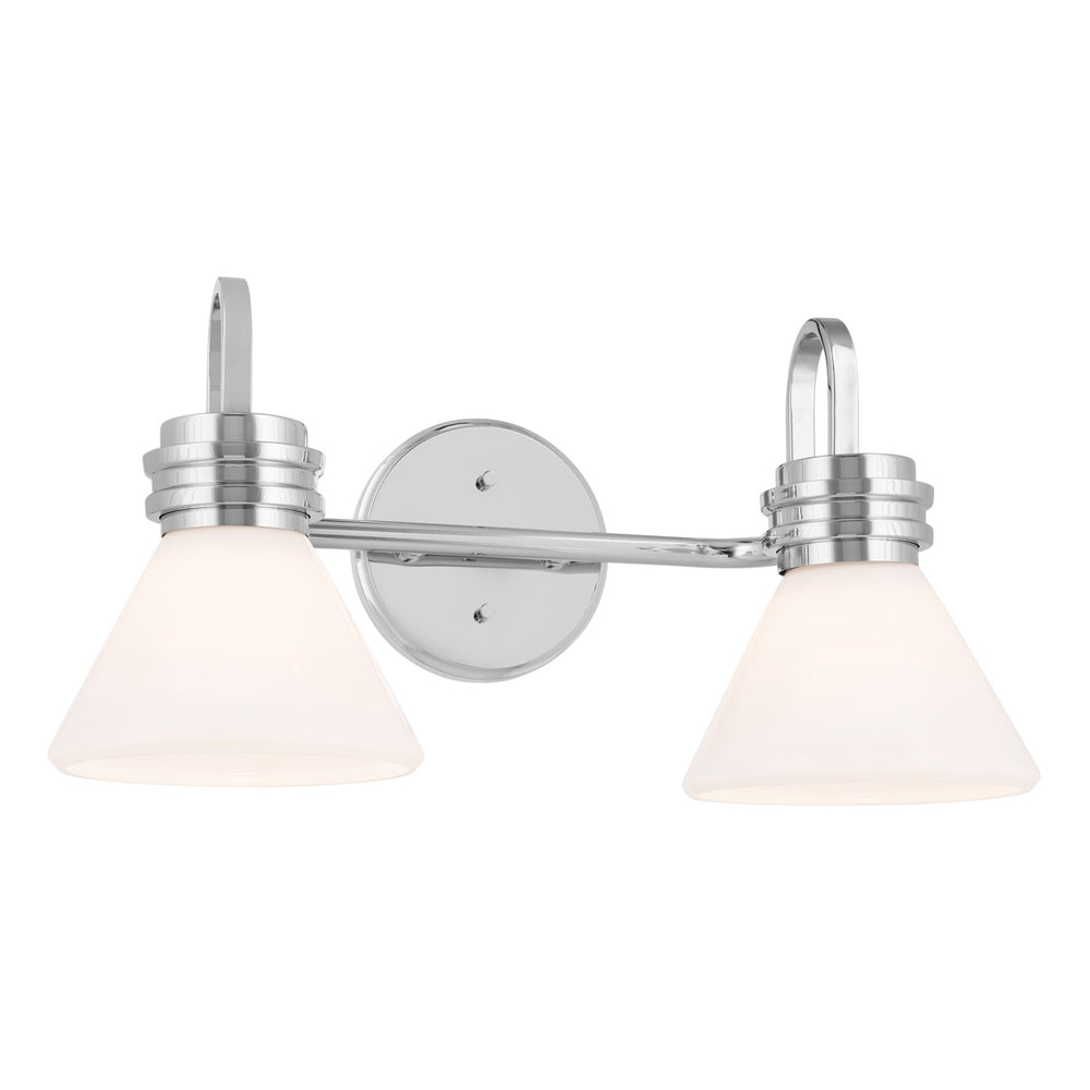 Kichler Canada - Two Light Bath - Farum - Chrome- Union Lighting Luminaires Decor
