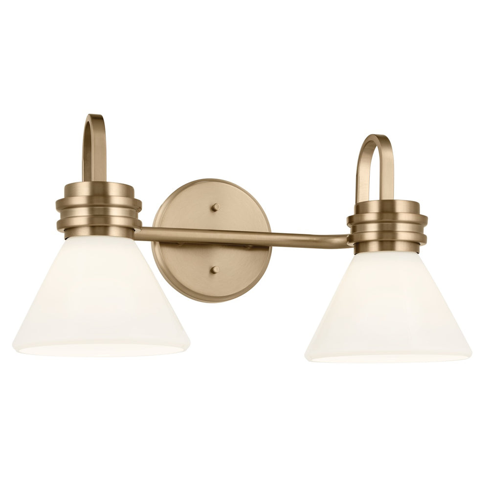 Kichler Canada - Two Light Bath - Farum - Champagne Bronze- Union Lighting Luminaires Decor