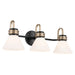 Kichler Canada - Three Light Bath - Farum - Black- Union Lighting Luminaires Decor
