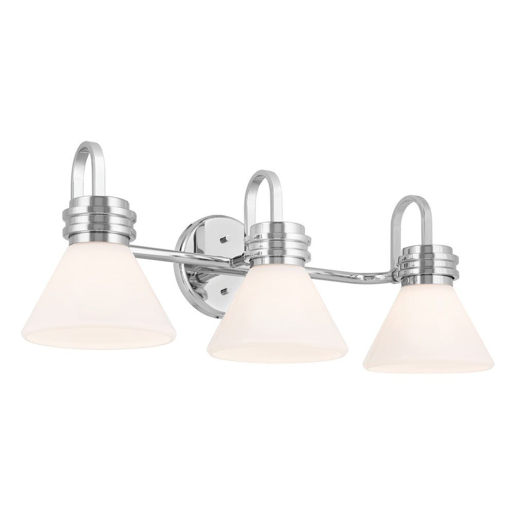 Kichler Canada - Three Light Bath - Farum - Chrome- Union Lighting Luminaires Decor