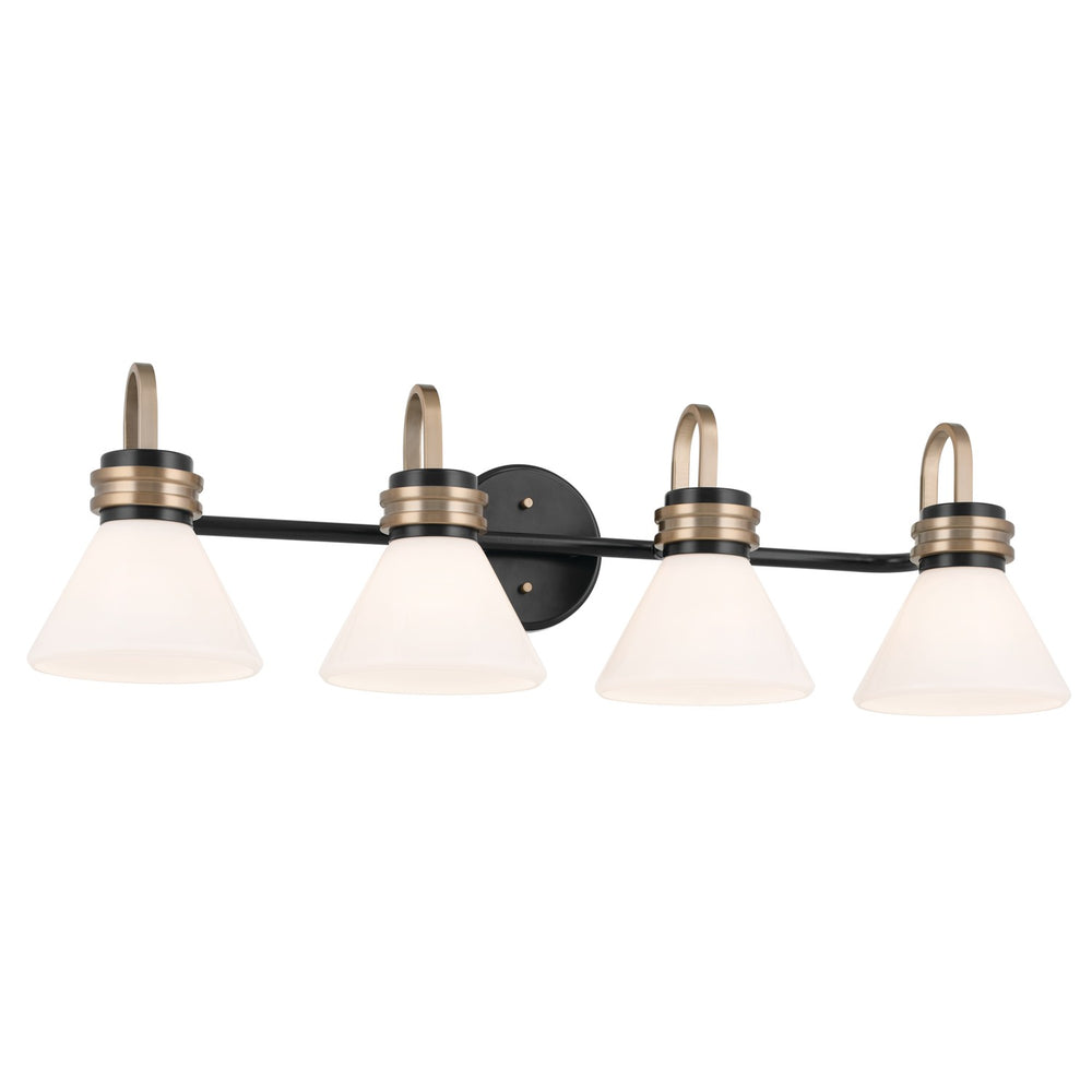 Kichler Canada - Four Light Bath - Farum - Black- Union Lighting Luminaires Decor