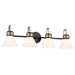 Kichler Canada - Four Light Bath - Farum - Black- Union Lighting Luminaires Decor