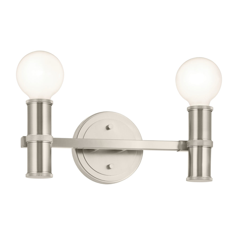 Kichler Canada - Two Light Bath - Torche - Brushed Nickel- Union Lighting Luminaires Decor